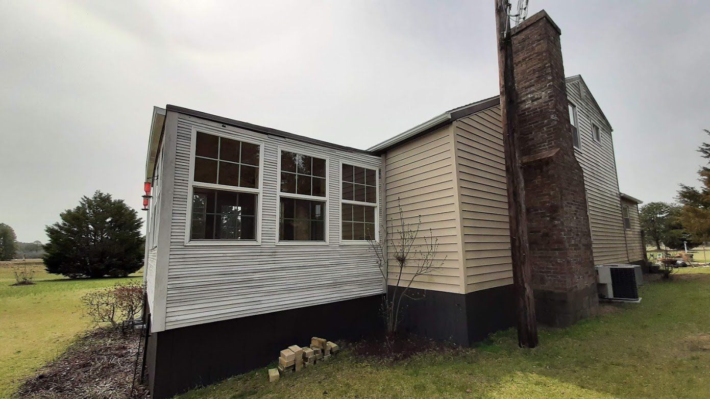 Big House with Chimney Project – Lititz, PA – Trailside Spouting, LLC