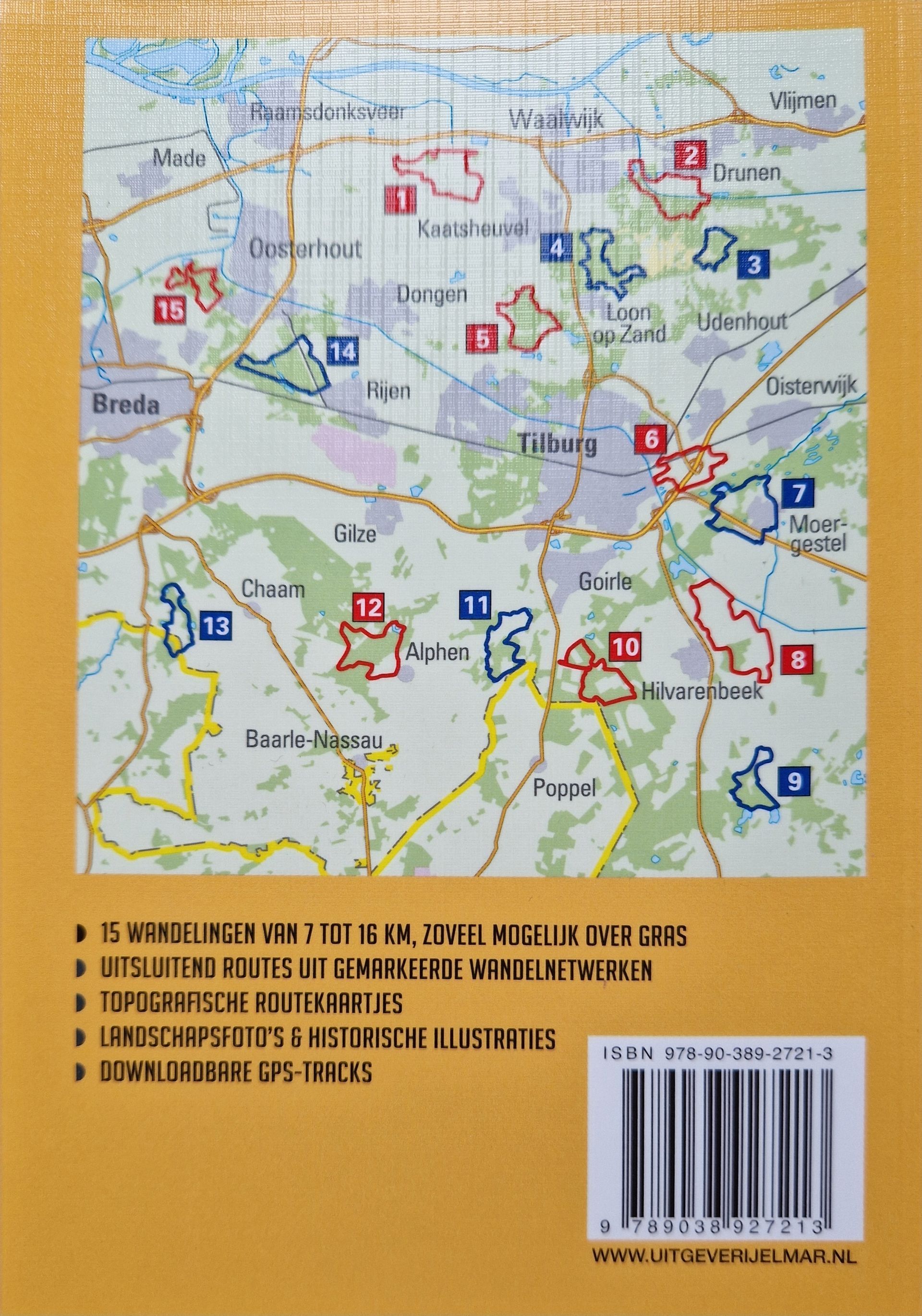 Cover van de wandelgids De mooiste netwerkwandelingen Hart van Brabant Elmar