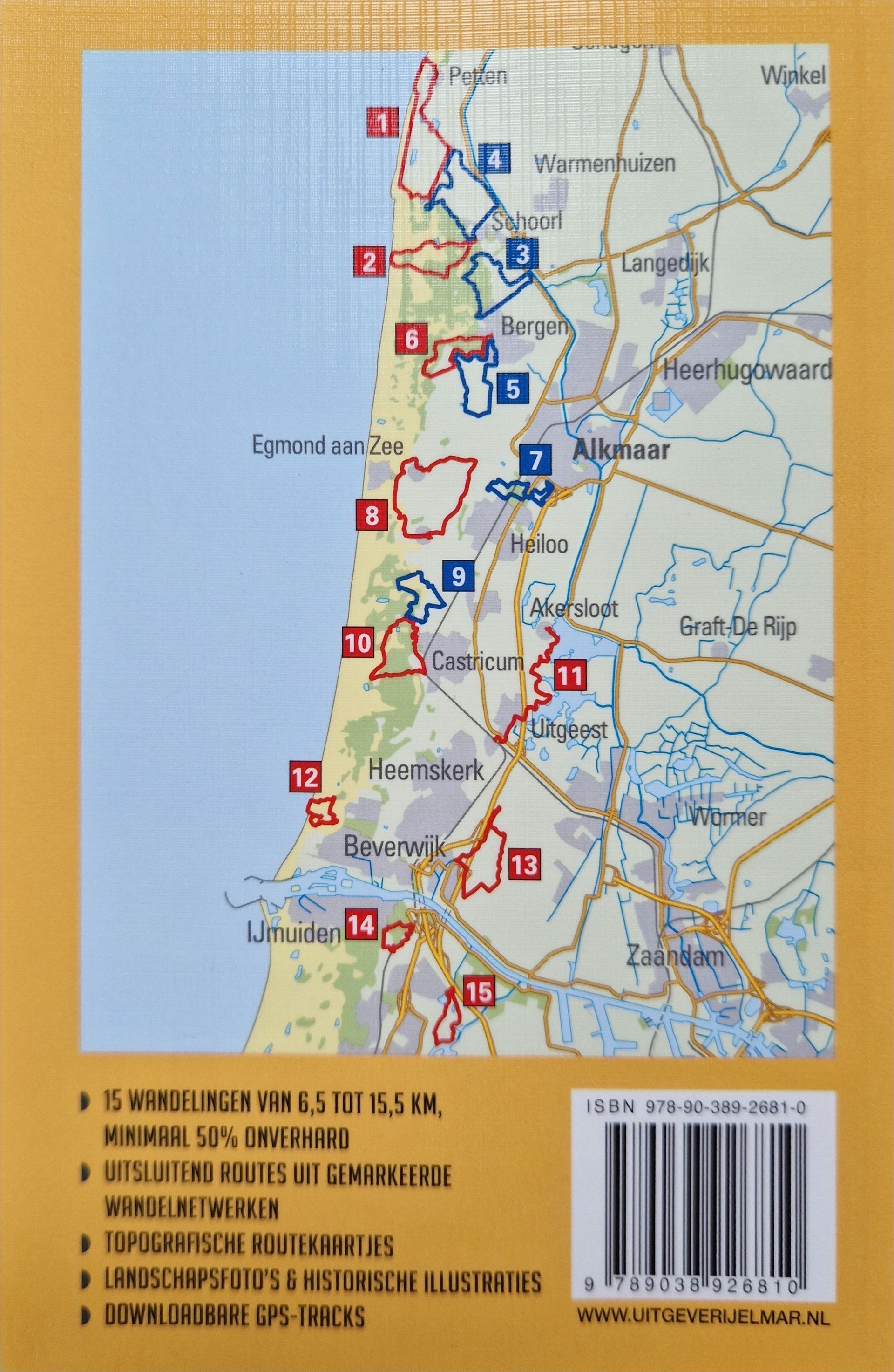 Cover van de wandelgids De mooiste netwerkwandelingen Kennemerland