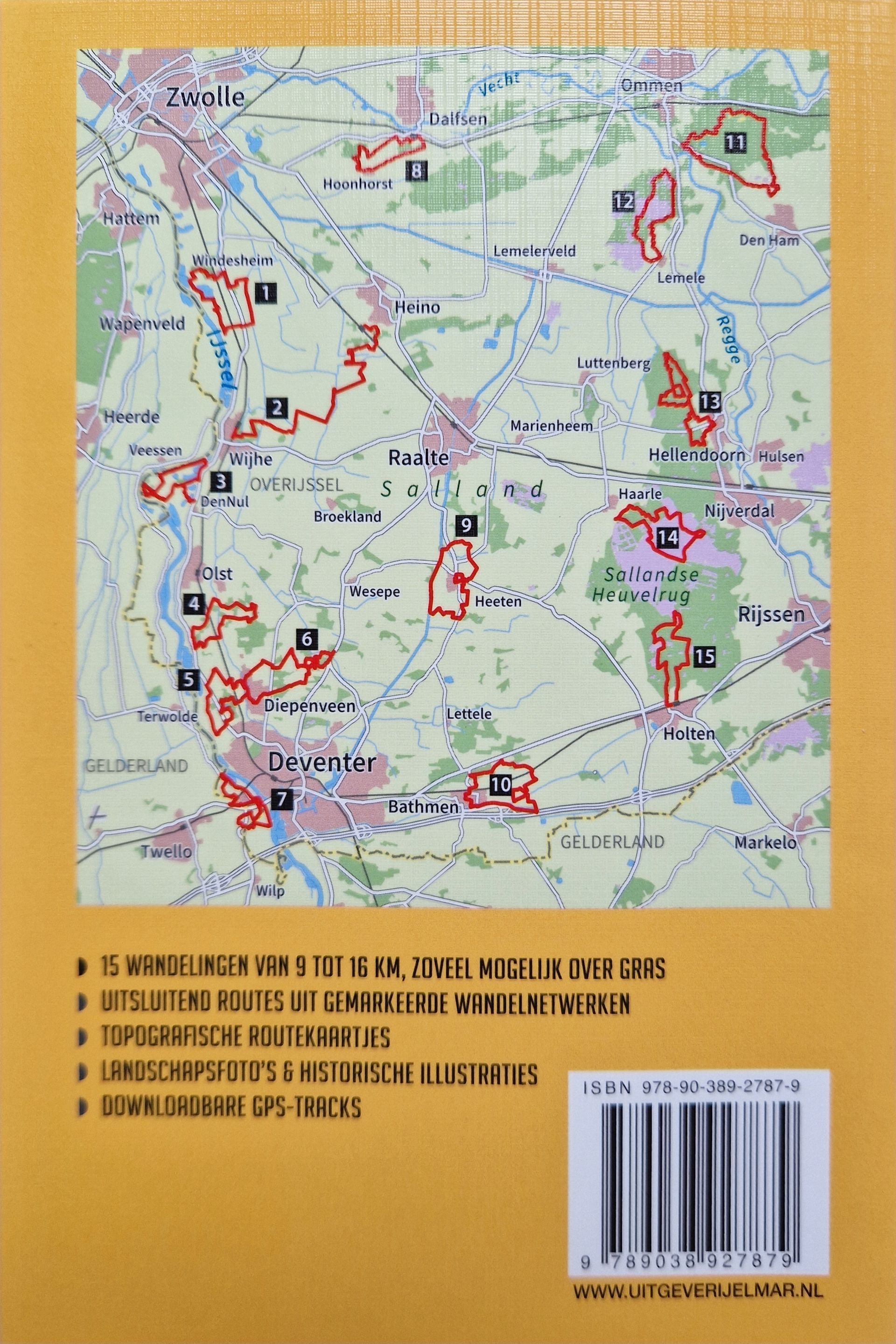 Cover van de wandelgids De mooiste netwerkwandelingen Sallandse Heuvelrug IJsselvallei