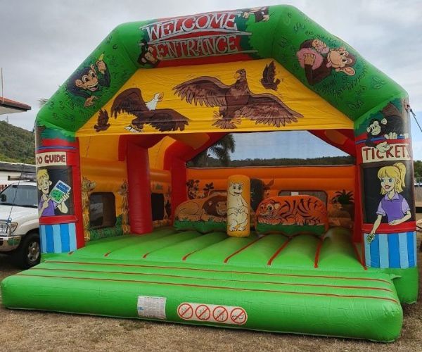 Animal Kingdom Jumping Castle — AMP Amusements In Rockhampton, QLD