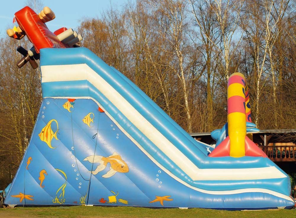 Colourful Inflatable Slides For Kids — AMP Amusements In Rockhampton, QLD