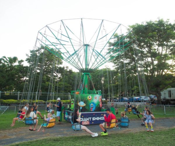Giant Swings — AMP Amusements In Rockhampton, QLD