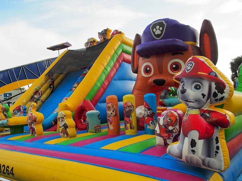 Paw Patrol Inflatable — AMP Amusements In Rockhampton, QLD