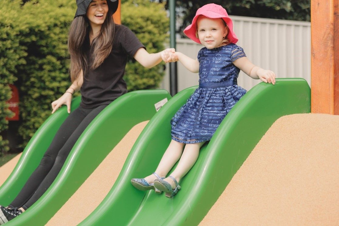 A Kid on the Slide — Shell Heights, NSW — Junior Einsteins A Kid on the Slide — Shell Heights, NSW — Junior Einsteins