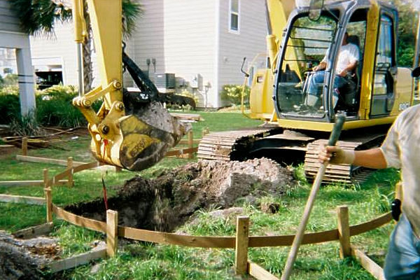 pool excavation