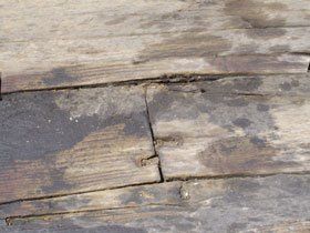 Damp roof - Lowestoft, Suffolk - Erad Ltd - Wooden