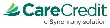 The logo for carecredit is a synchrony solution.