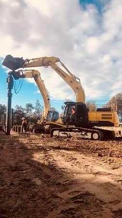 excavation in progress