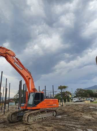 excavation in progress