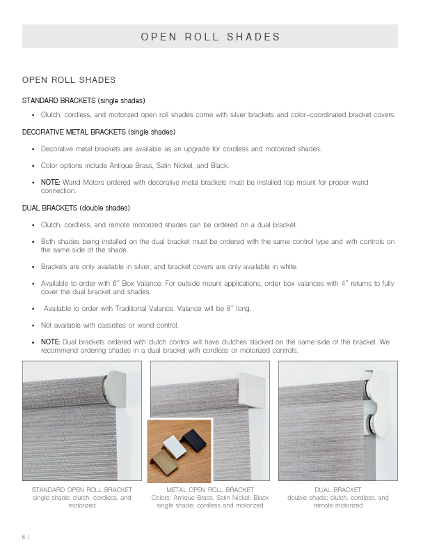 Natural Roller Shades Collection