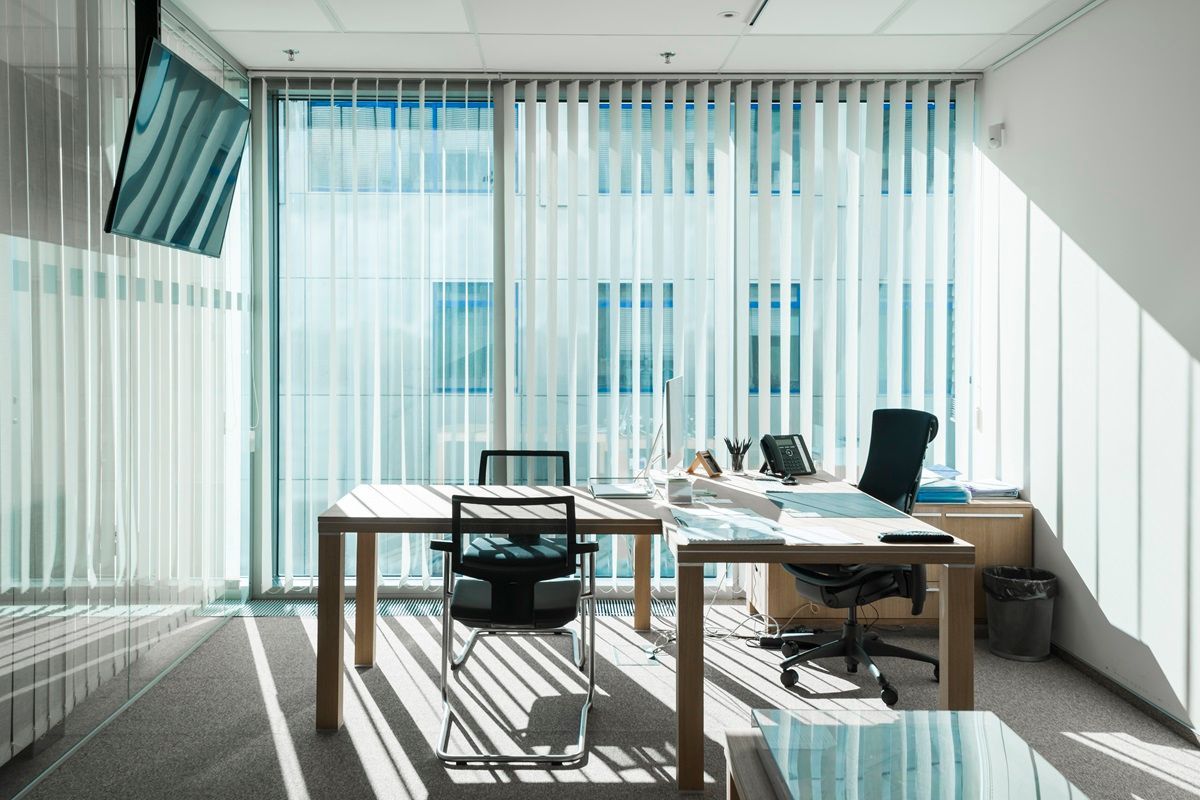 vertical blinds for modern light control and privacy