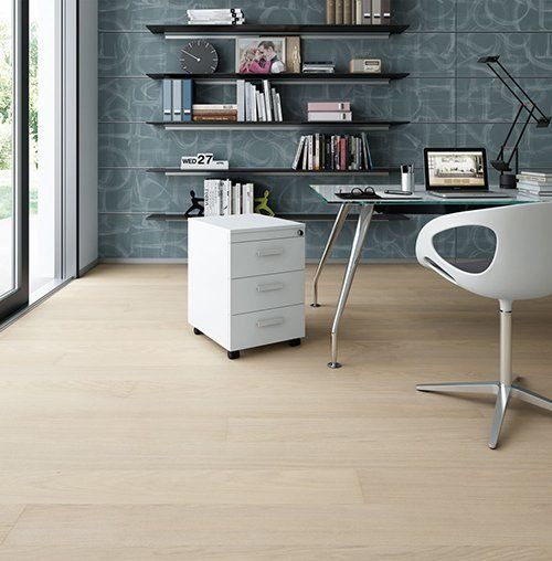 Area giorno con parquet