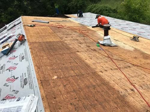 roof liner installation