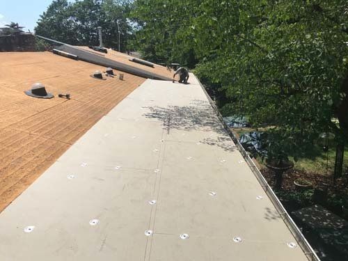 new roof installation