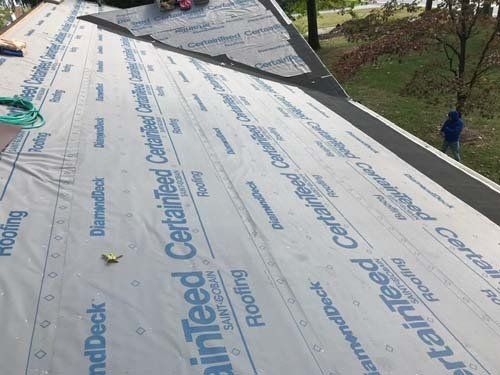 roof shingle lining