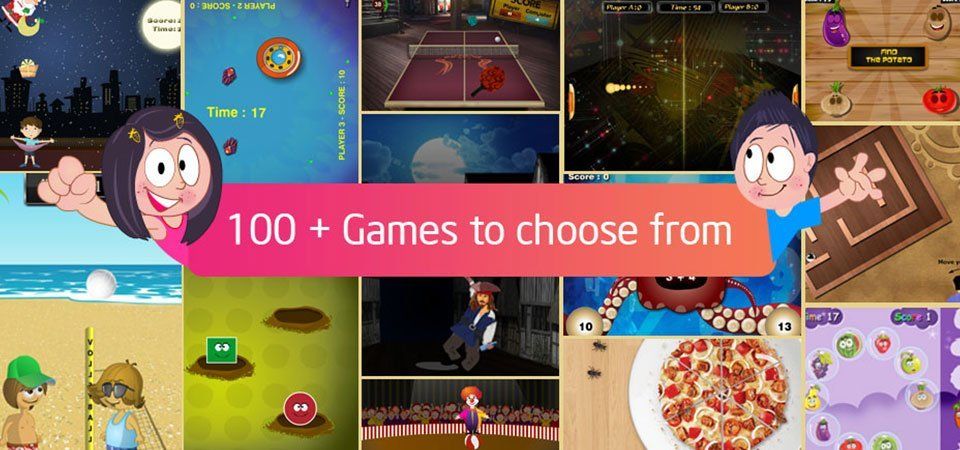 100+ Games to choose from!