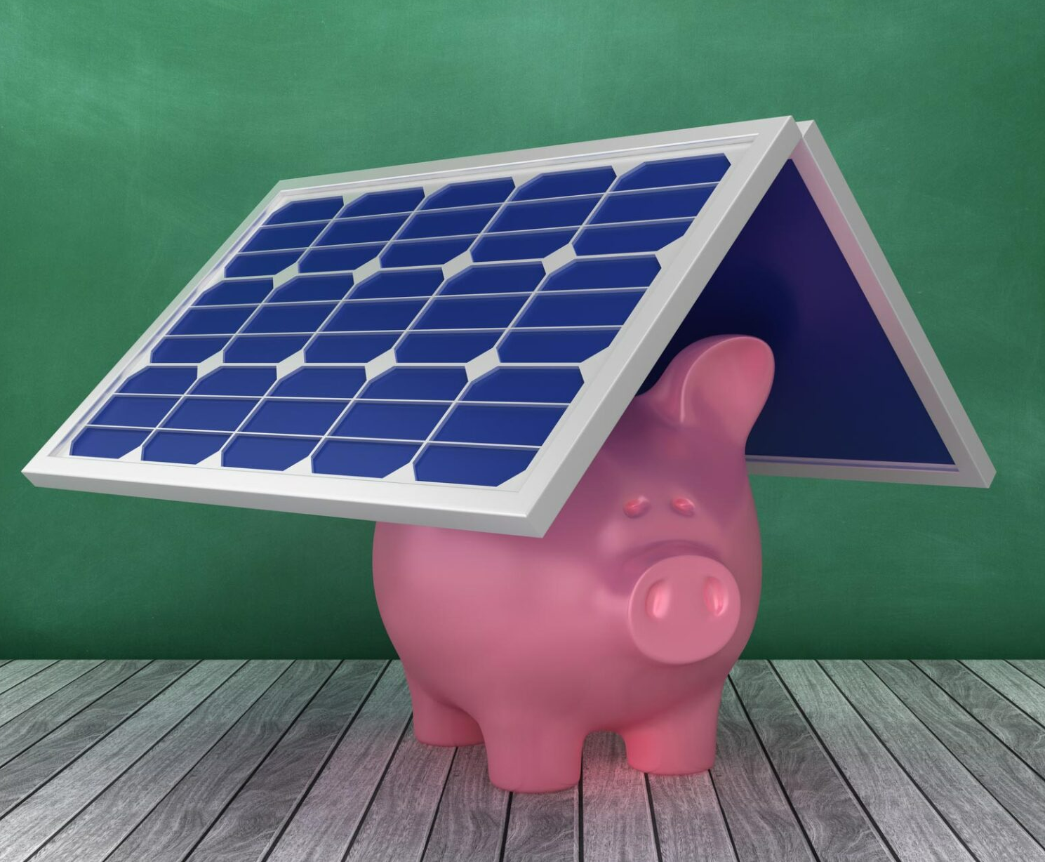 Piggy Bank With Solar — Merrimack, NH — The Solar Biker