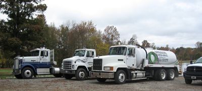 Diggers Septic Tank Services trucks