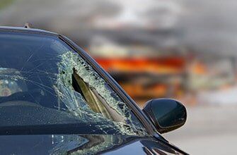 Broken Glass Shattered - Windshield Repair in Marysville, WA