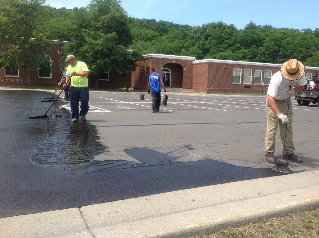 Team Seal Coating — Syracuse, NY — Dependable Paving Co., Inc.