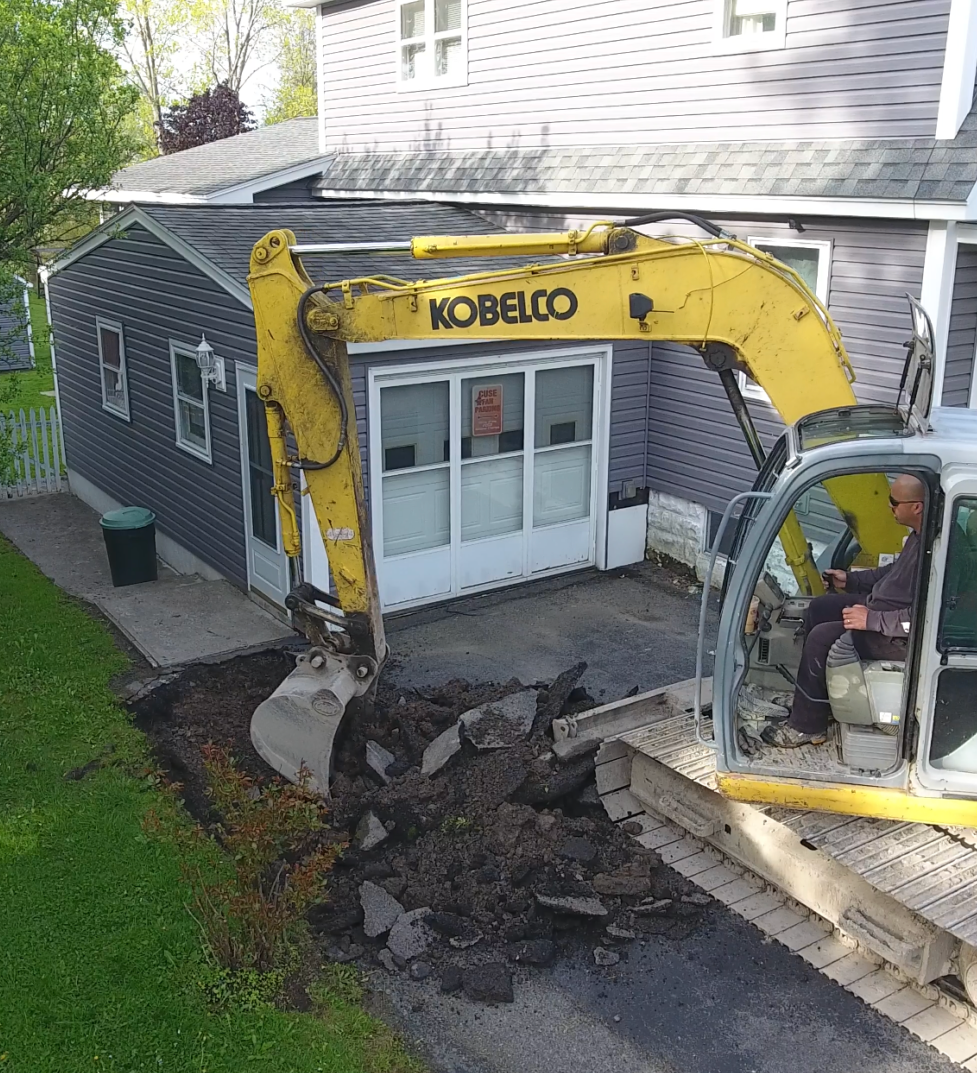 Excavation Driveway — Syracuse, NY — Dependable Paving Co., Inc.