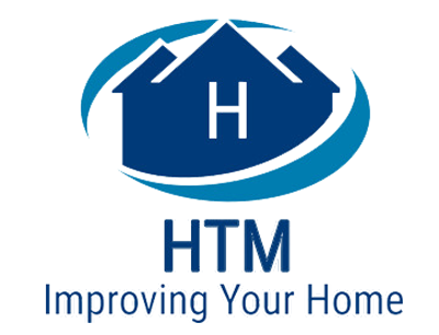 Blue house icon with