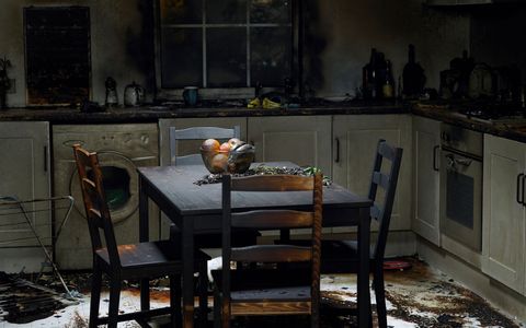 Burned Kitchen — North Carolina — Old North State Restoration