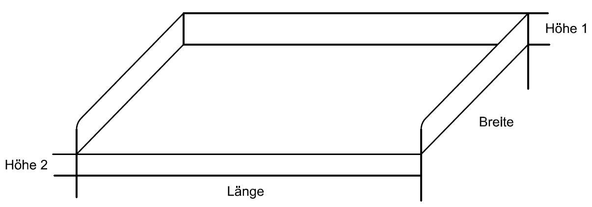 Arbeitstisch - Sondermaß