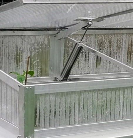 Hebezylinder - Lüftcheck für Frühbeetfenster, mit Zubehör