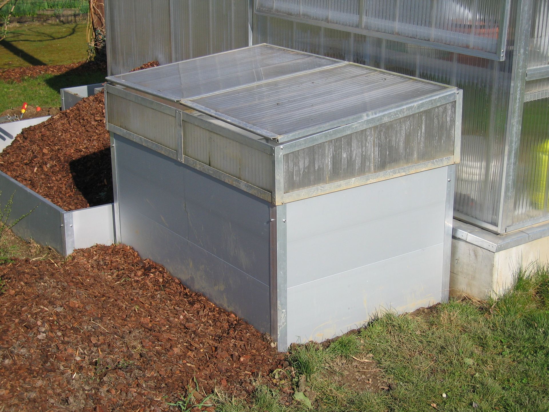 Hochbeet mit Frühbeet Aufsatz 1,50x1,00m