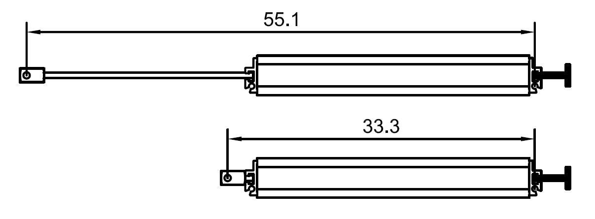 Hebezylinder - Lüftcheck für Dachkippflügel, mit Zbehör