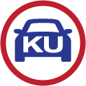 KU football parking logo
