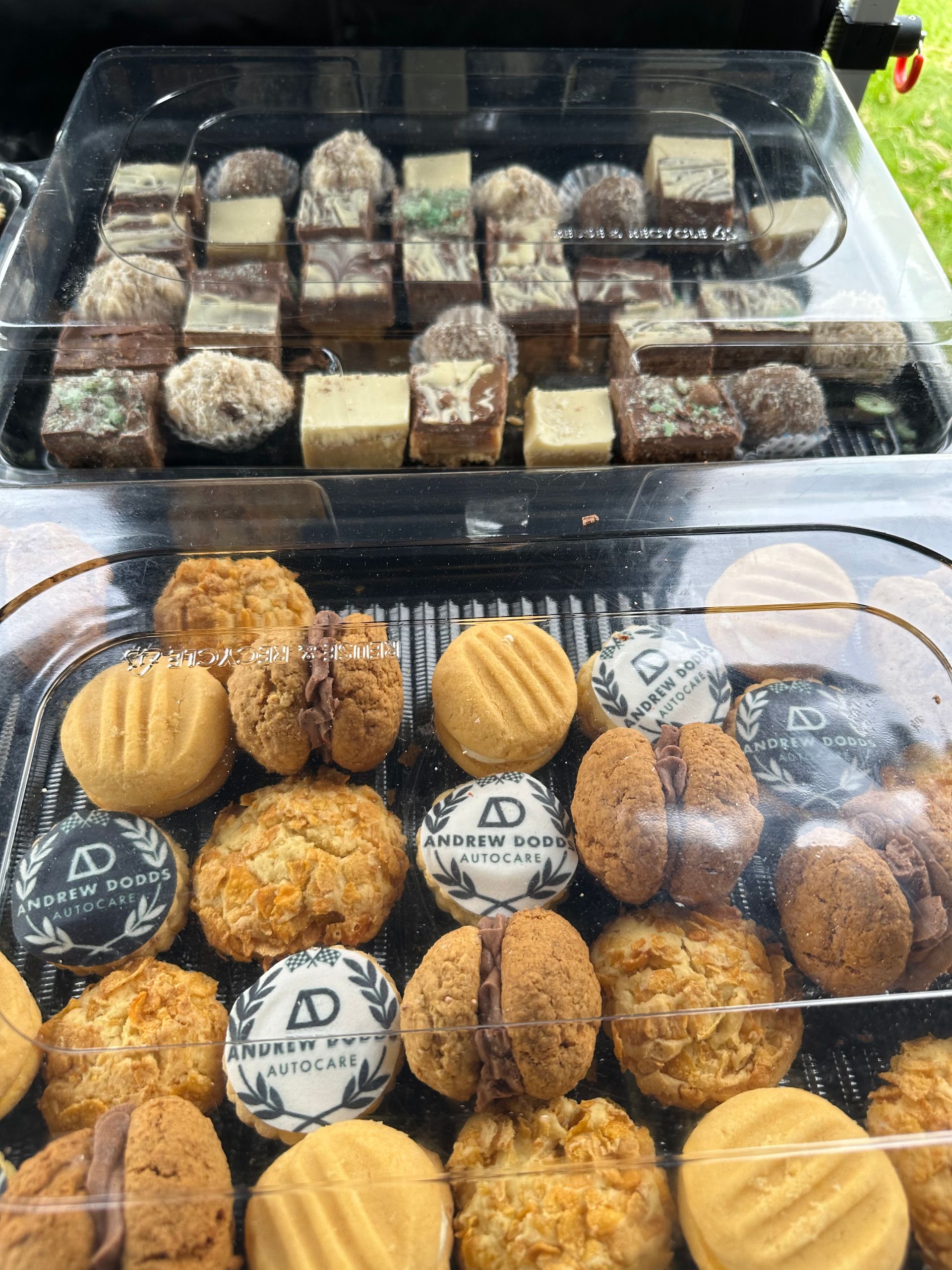 Yummy goodies available at the Lombard Rally Festival