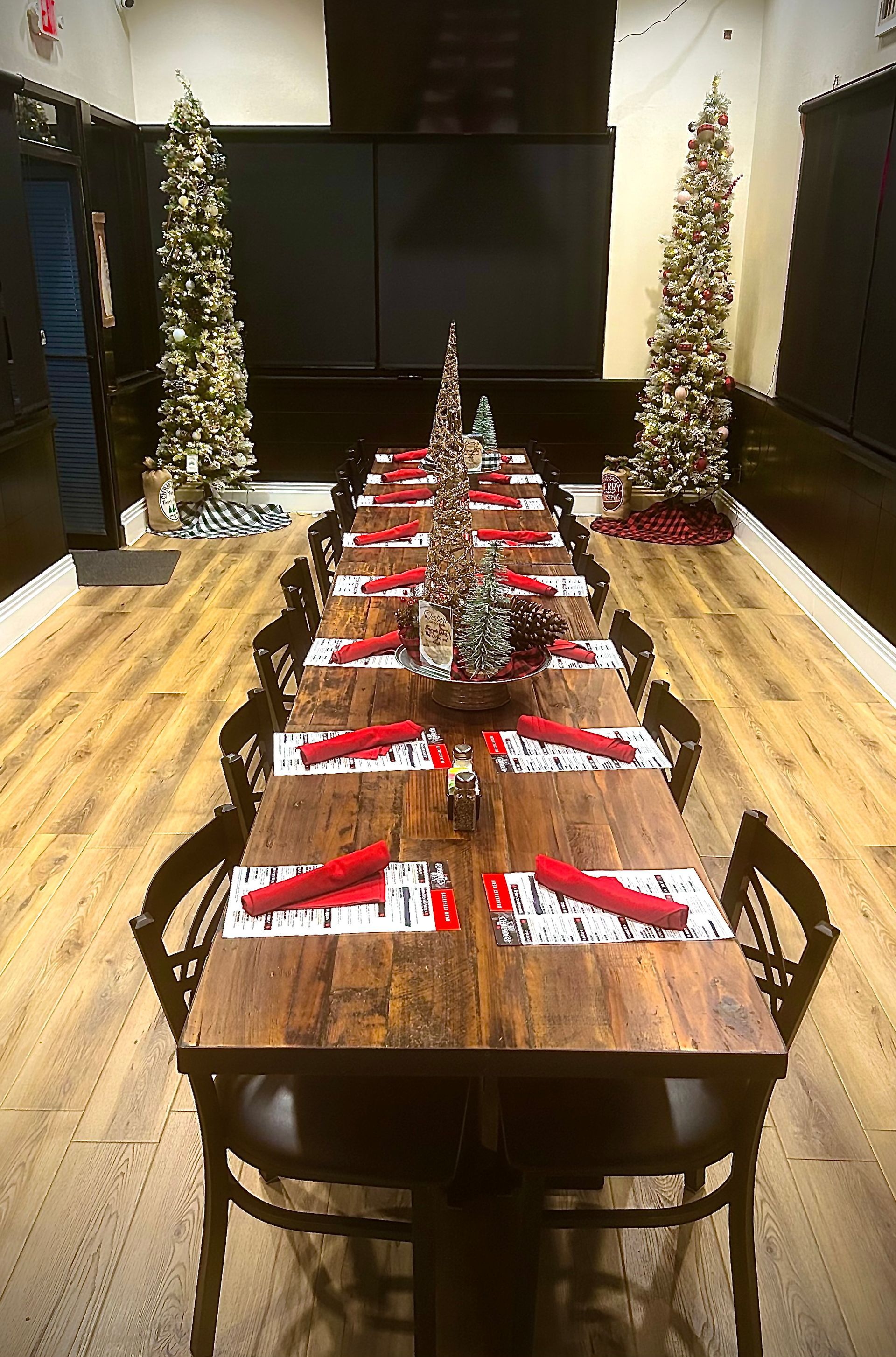 Plates And Glasses On Table — Newburgh, IN — The Rooster’s Den