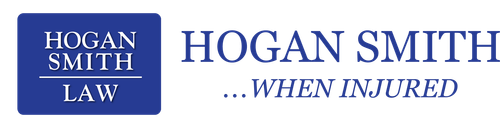 The logo for hogan smith law when injured