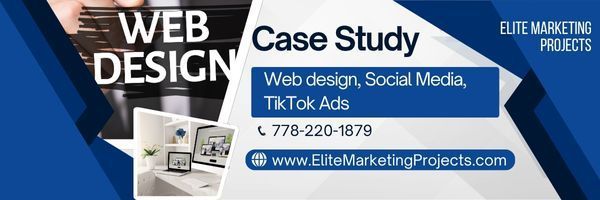 Elite Marketing Projects digital marketing agency showcasing Web design, Social Media and paid search advertising results