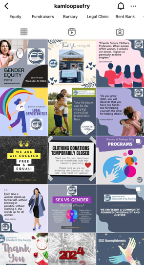 Elite Marketing Projects digital marketing agency creating social media content calendars for community service organizations