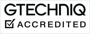 Gtechniq Accredited logo with a checkmark in a box.