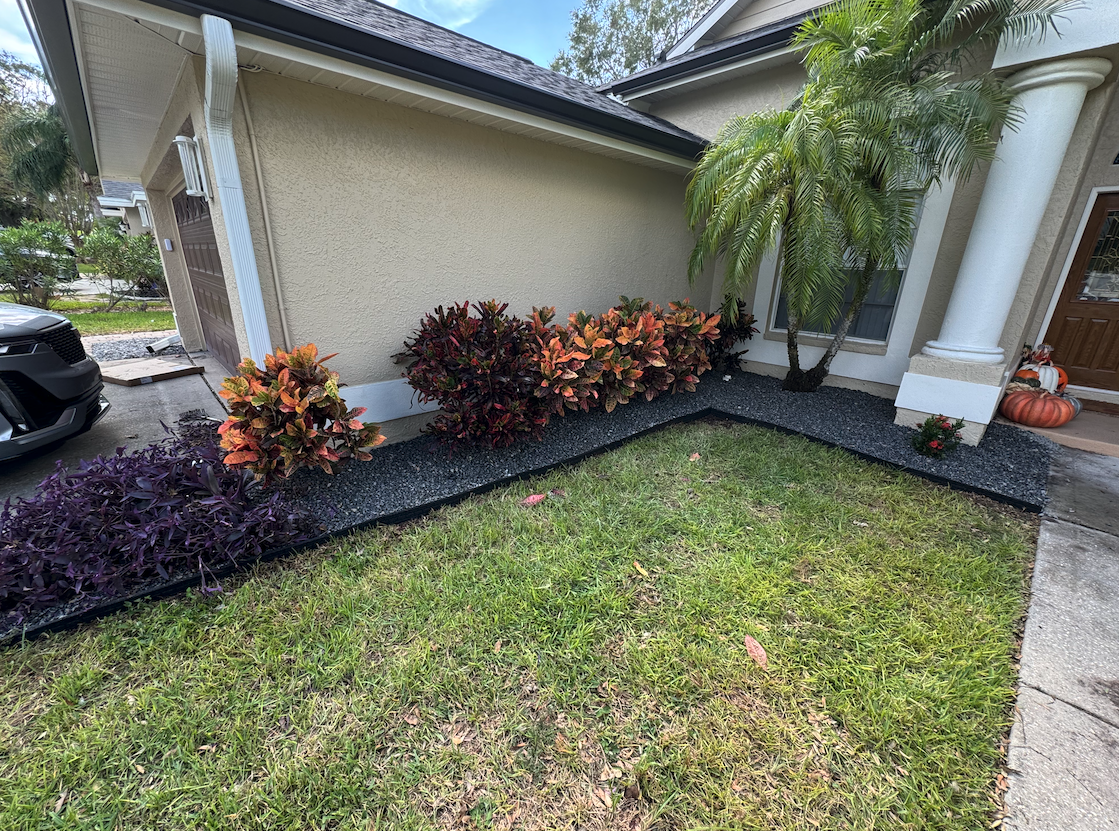 Landscape mulching for enhanced curb appeal