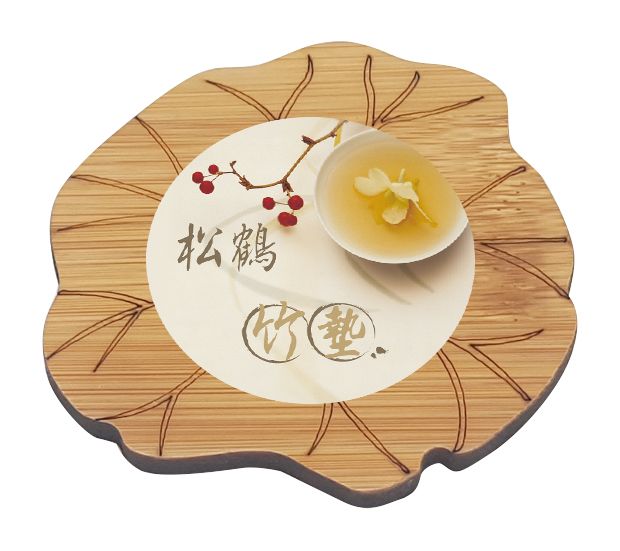 松鶴杯墊