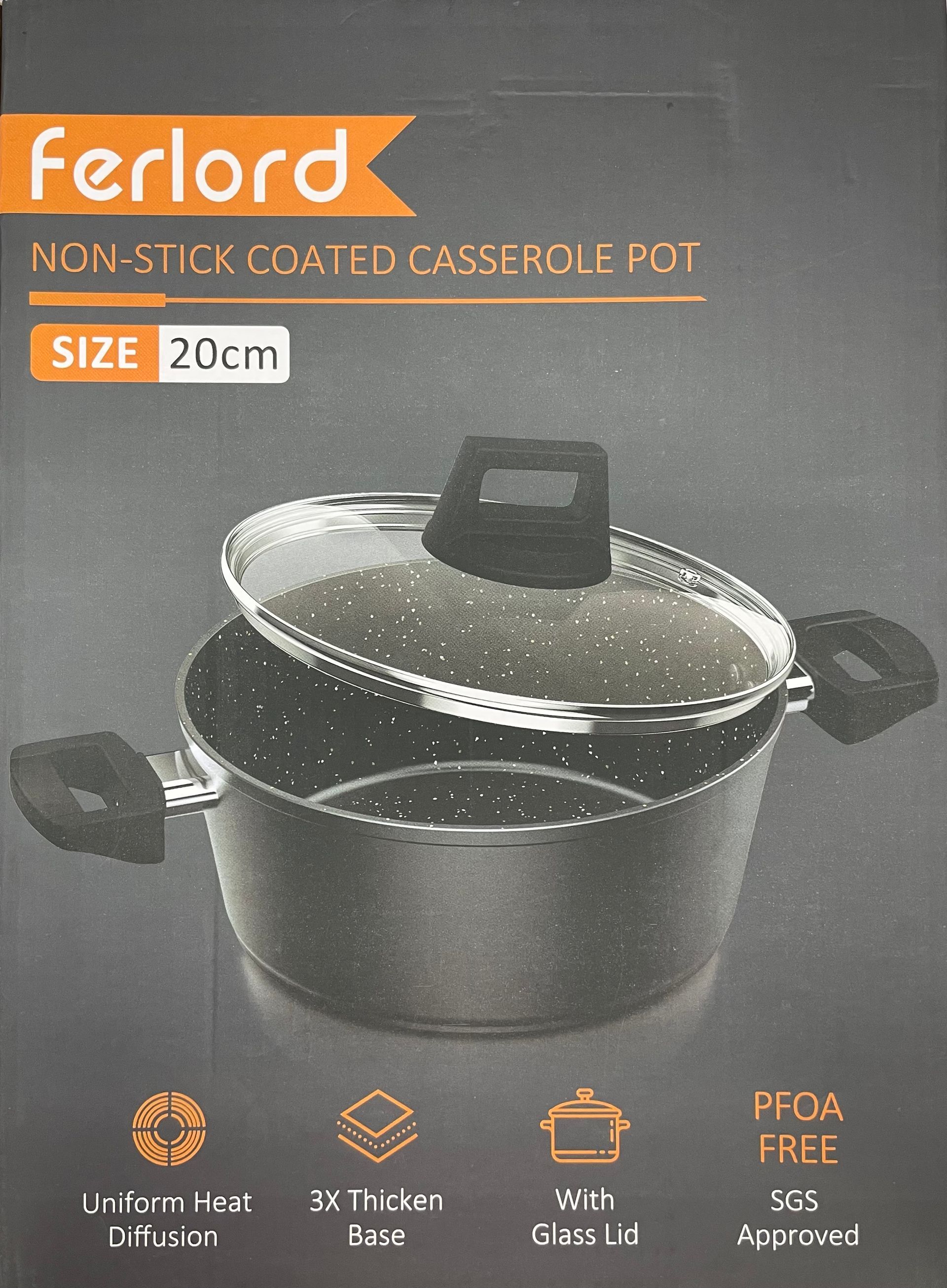 費羅德IH不沾湯鍋附玻璃蓋