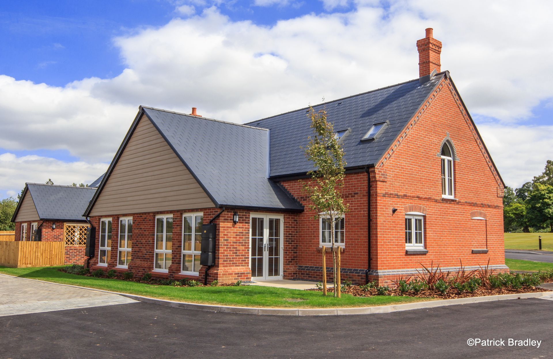 Limetree Village, A large brick house with a slate roof