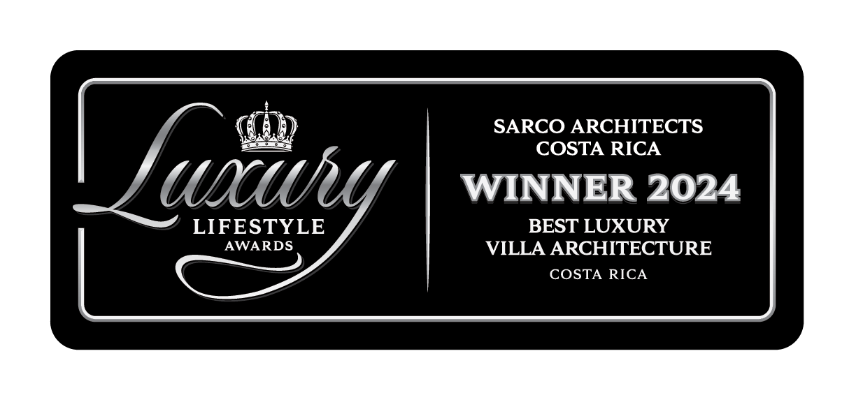 Luxury Lifestyle Awards, SARCO Architects Costa Rica  - WINNER 2023 - banner graphic