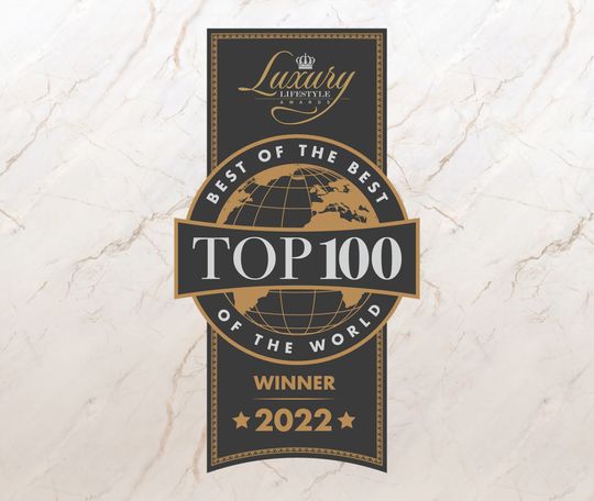 a label that says top 100 of the world winner 2022