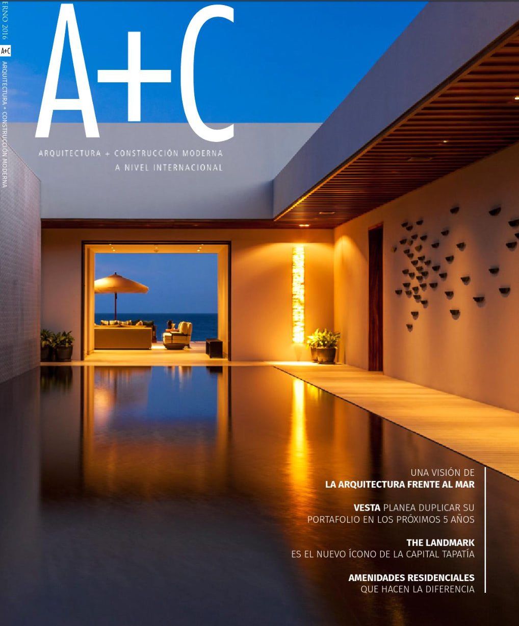 the cover of a magazine called a + c