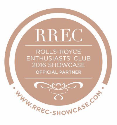a logo for rolls royce enthusiasts club 2016 showcase official partner