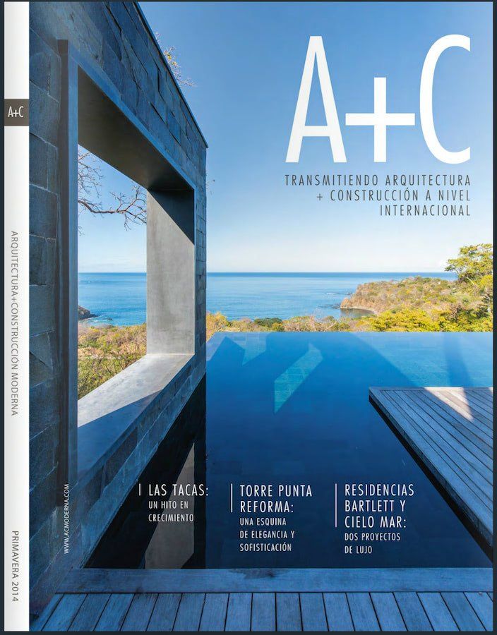 a magazine cover that says a + c on it