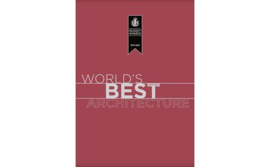 the cover of a book titled world 's best architecture .