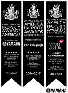 three banners for the international property awards americas